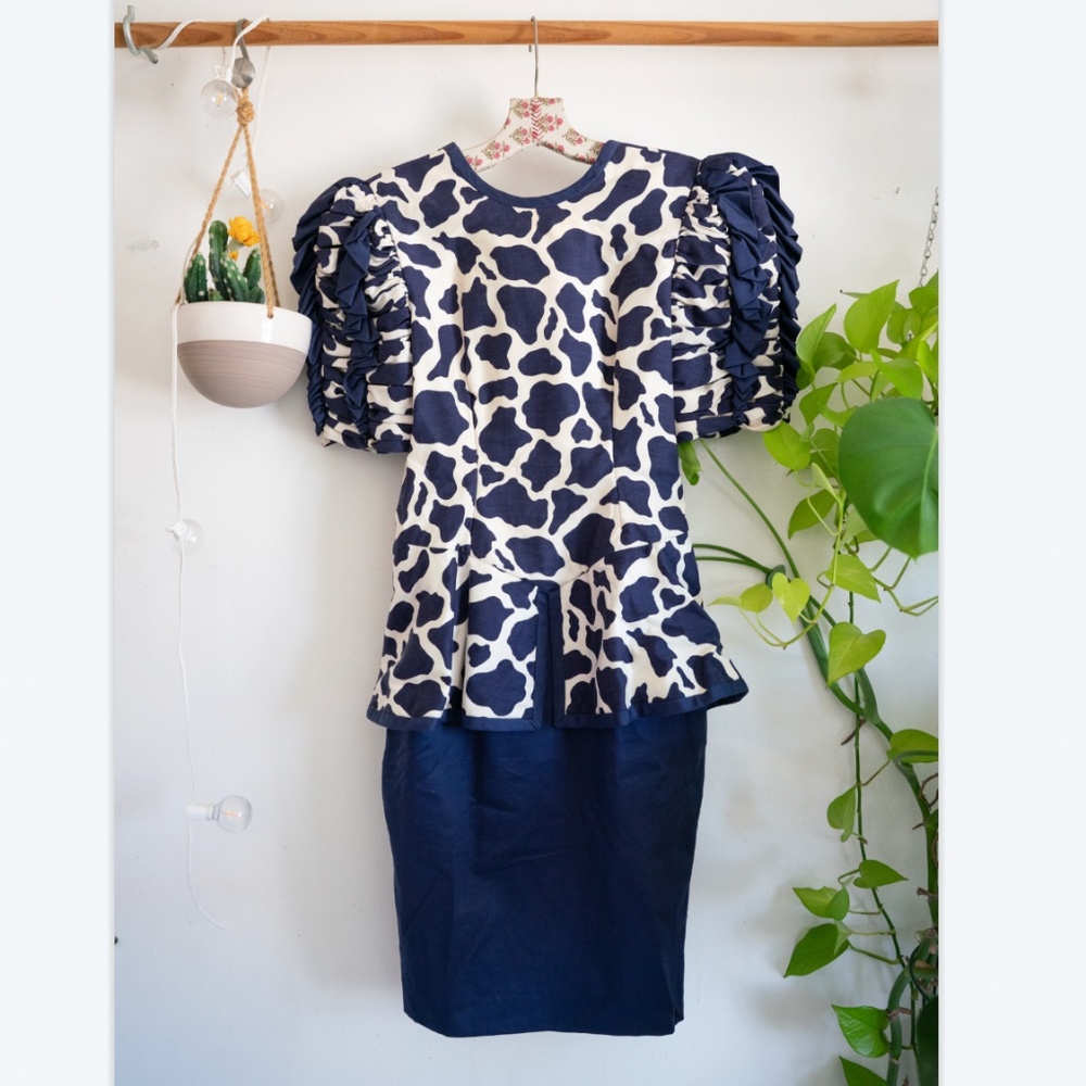 VINTAGE Julie Duroche for After Five 80's Dress